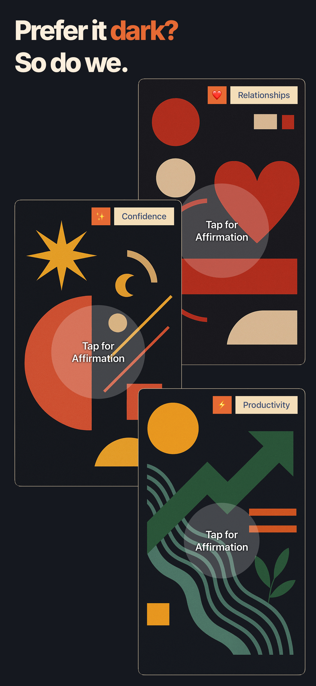 Dark mode — Prefer it dark? So do we.